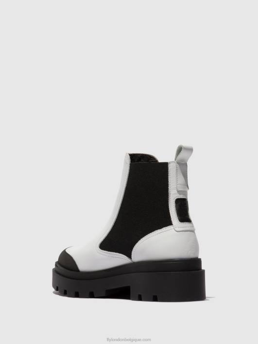 bottines chelsea jeba879 Fly London femmes blanc 0FBB134