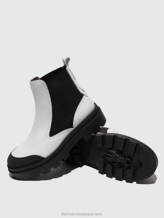 bottines chelsea jeba879 Fly London femmes blanc 0FBB134