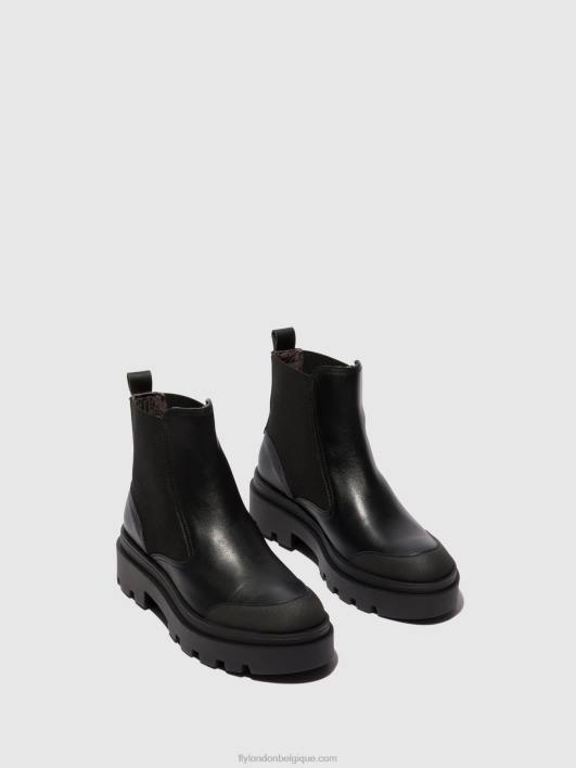 bottines chelsea jeba879 Fly London femmes noir 0FBB141