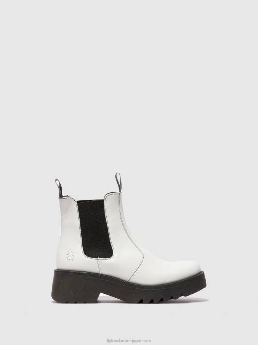 bottines chelsea medi789 Fly London femmes tapis blanc cassé 0FBB222