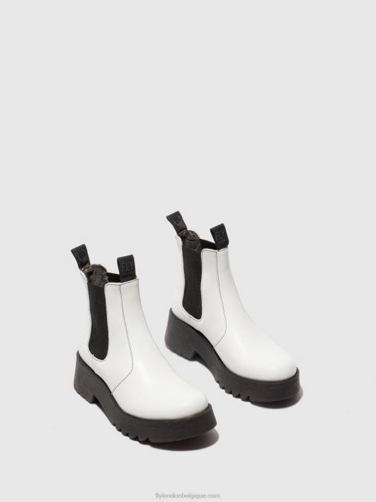 bottines chelsea medi789 Fly London femmes tapis blanc cassé 0FBB222