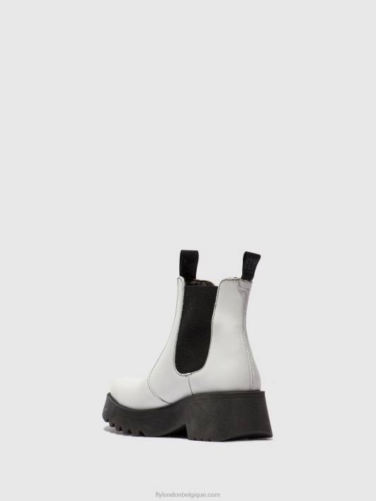 bottines chelsea medi789 Fly London femmes tapis blanc cassé 0FBB222