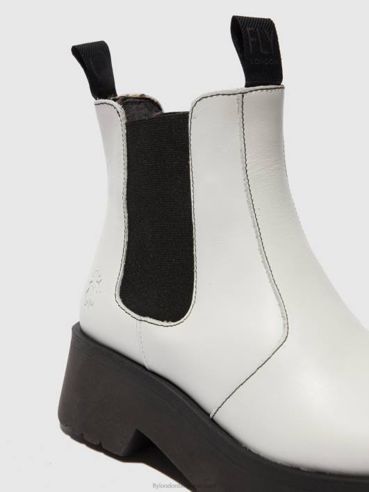 bottines chelsea medi789 Fly London femmes tapis blanc cassé 0FBB222