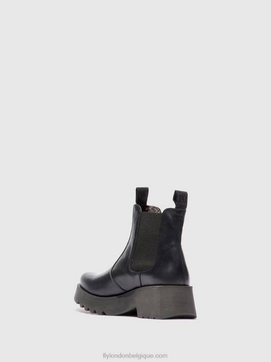 bottines chelsea medi789 Fly London femmes tapis noir 0FBB221