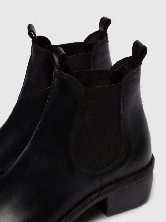 bottines chelsea meme030 Fly London femmes tapis noir 0FBB255