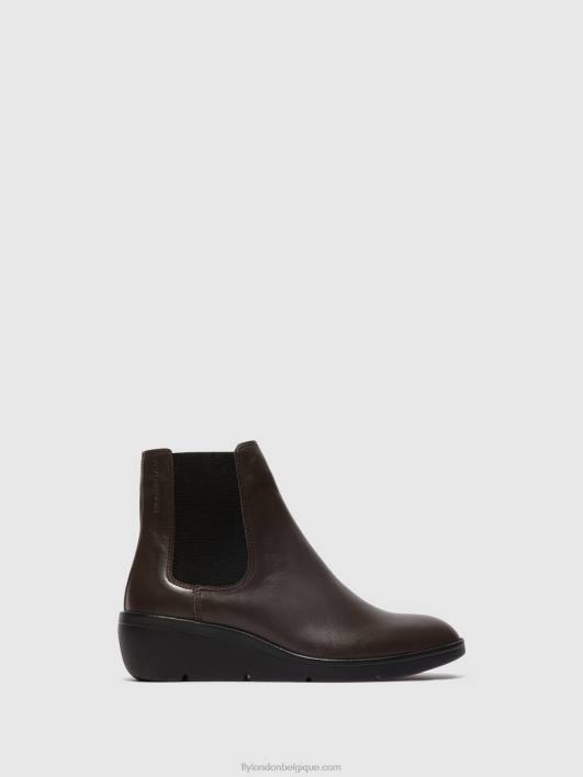 bottines chelsea nola549 Fly London femmes brun 0FBB132