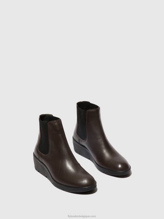 bottines chelsea nola549 Fly London femmes brun 0FBB132