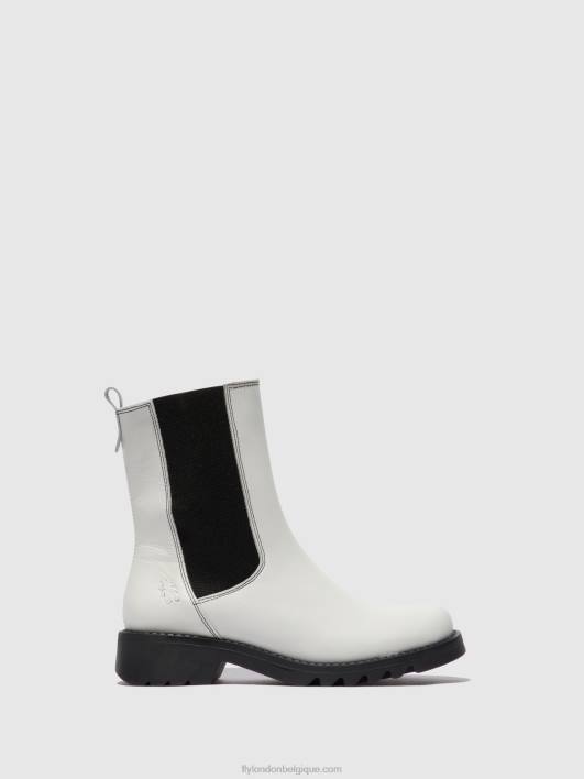 bottines chelsea rein795 Fly London femmes tapis blanc cassé (noir) 0FBB217