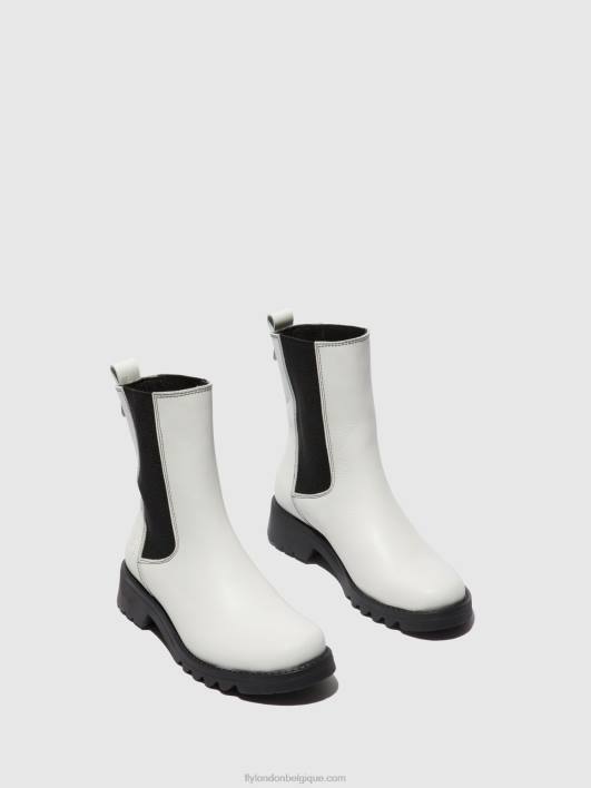 bottines chelsea rein795 Fly London femmes tapis blanc cassé (noir) 0FBB217