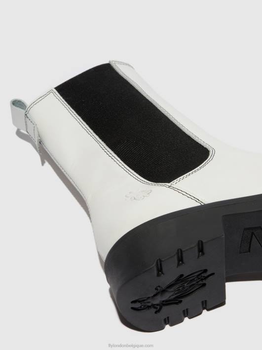 bottines chelsea rein795 Fly London femmes tapis blanc cassé (noir) 0FBB217