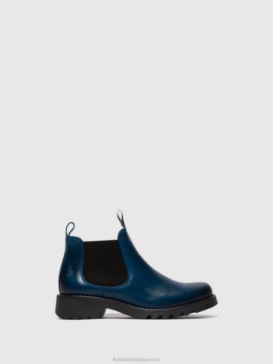 bottines chelsea rika894 Fly London femmes bleu roi (semelle noire) 0FBB123