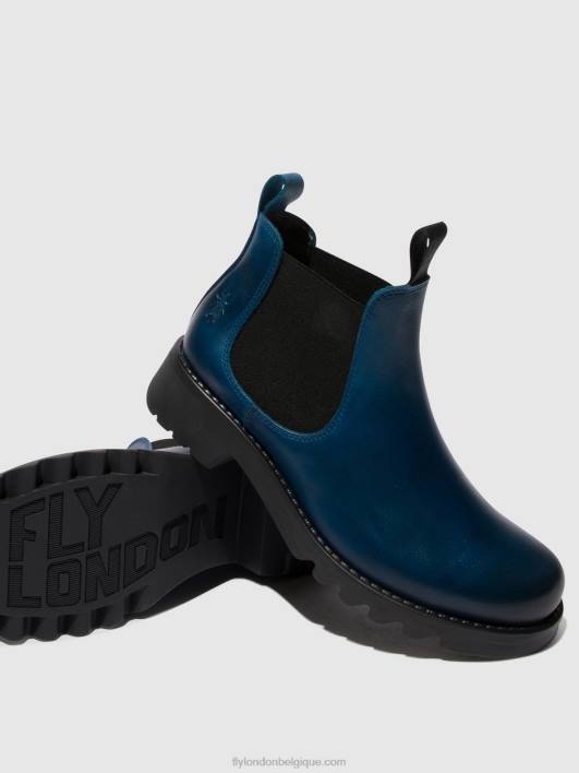 bottines chelsea rika894 Fly London femmes bleu roi (semelle noire) 0FBB123