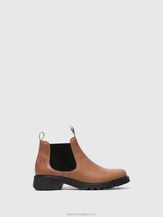 bottines chelsea rika894 Fly London femmes rose (semelle noire) 0FBB121
