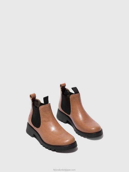 bottines chelsea rika894 Fly London femmes rose (semelle noire) 0FBB121