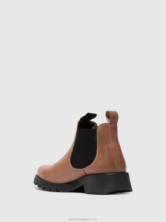 bottines chelsea rika894 Fly London femmes rose (semelle noire) 0FBB121
