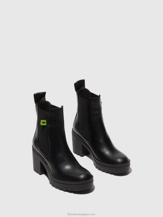 bottines chelsea taje883 Fly London femmes tonnerre noir 0FBB164
