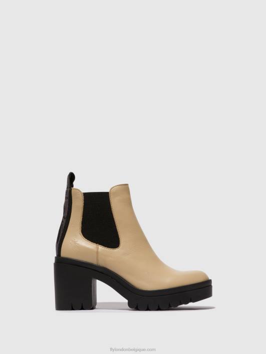 bottines chelsea tope520 Fly London femmes beige 0FBB119