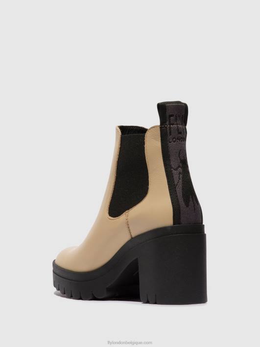 bottines chelsea tope520 Fly London femmes beige 0FBB119