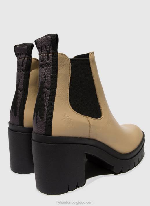 bottines chelsea tope520 Fly London femmes beige 0FBB119
