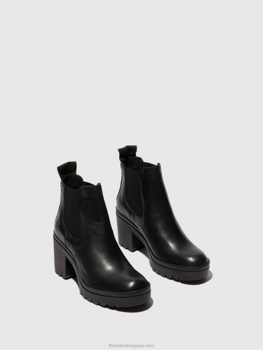 bottines chelsea tope520 Fly London femmes noir 0FBB120