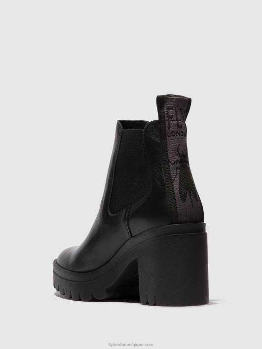 bottines chelsea tope520 Fly London femmes noir 0FBB120