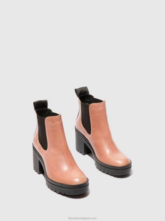bottines chelsea tope520 Fly London femmes tapis rose 0FBB213