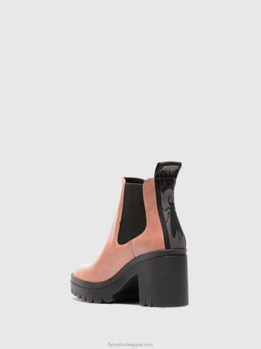 bottines chelsea tope520 Fly London femmes tapis rose 0FBB213