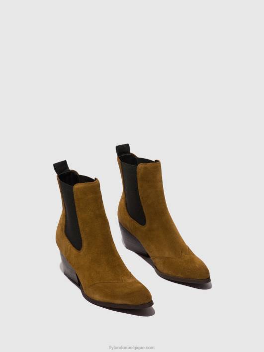 bottines chelsea torm911 Fly London femmes chameau 0FBB113