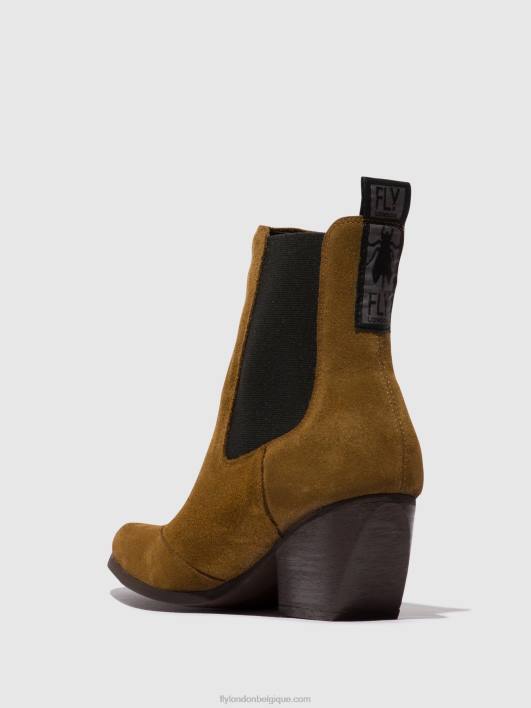 bottines chelsea torm911 Fly London femmes chameau 0FBB113
