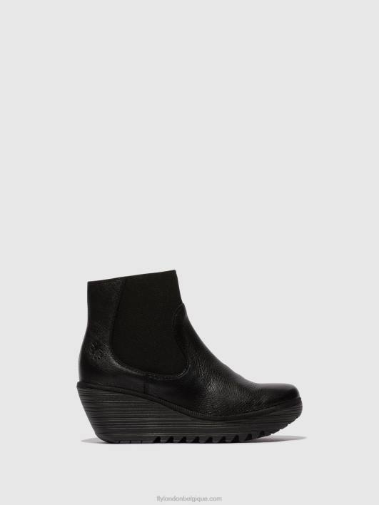 bottines chelsea yade398 Fly London femmes noir 0FBB7