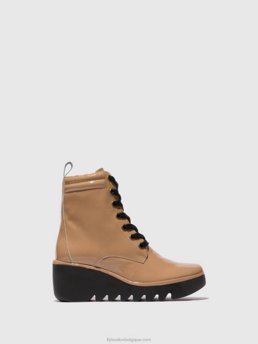 bottines à lacets biaz329 Fly London femmes capuccino 0FBB109