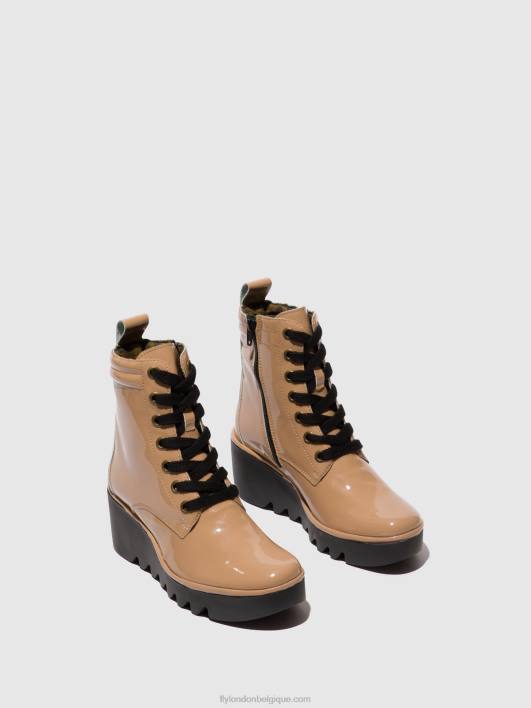 bottines à lacets biaz329 Fly London femmes capuccino 0FBB109
