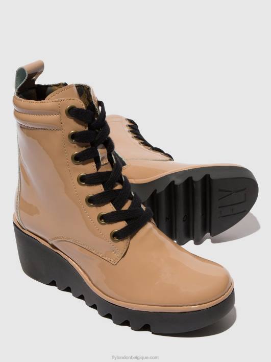 bottines à lacets biaz329 Fly London femmes capuccino 0FBB109