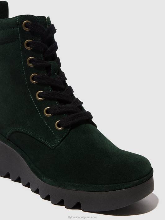 bottines à lacets biaz329 Fly London femmes forêt verte 0FBB105