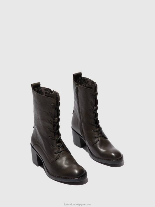 bottines à lacets blya070 Fly London femmes terrain de vérone 0FBB204