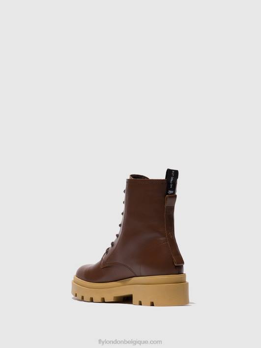 bottines à lacets jacy881 Fly London femmes chocolat nautique 0FBB163