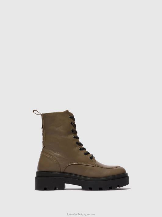 bottines à lacets jaye878 Fly London femmes taupe 0FBB101