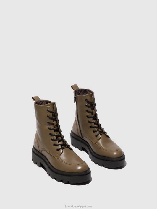 bottines à lacets jaye878 Fly London femmes taupe 0FBB101