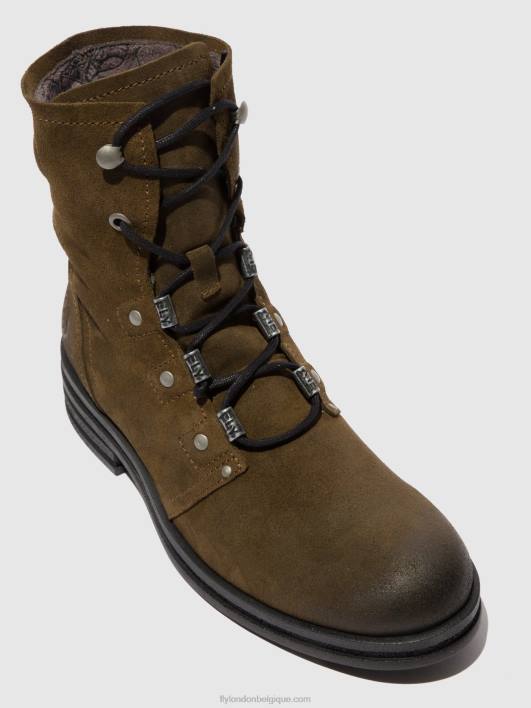 bottines à lacets knot792 Fly London femmes boue de suède 0FBB202