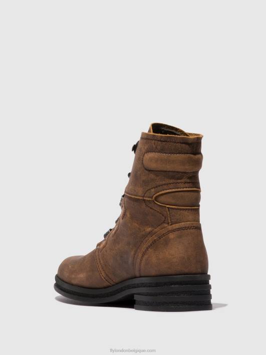 bottines à lacets knot792 Fly London femmes brun 0FBB98