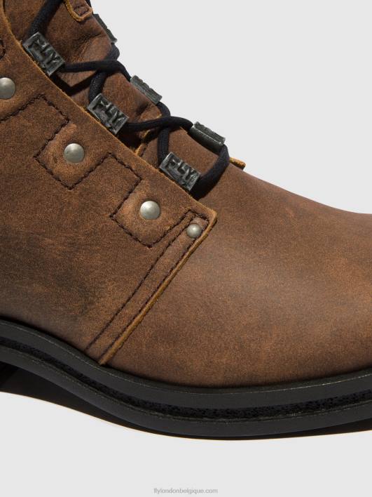 bottines à lacets knot792 Fly London femmes brun 0FBB98