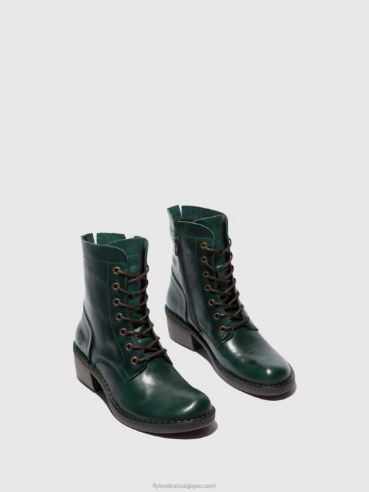 bottines à lacets milu044 Fly London femmes tapis essence 0FBB195