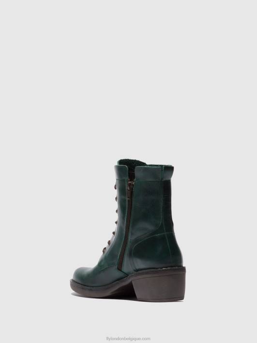 bottines à lacets milu044 Fly London femmes tapis essence 0FBB195