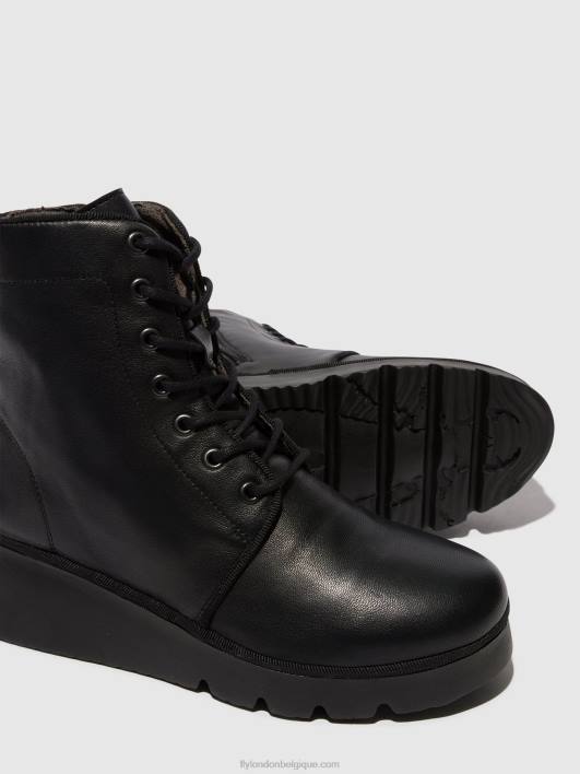 bottines à lacets pall404 Fly London femmes noir 0FBB11