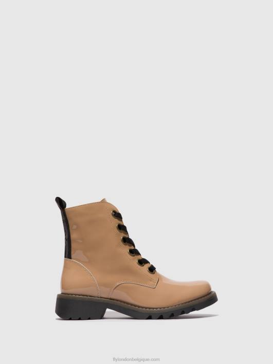 bottines à lacets ragi539 Fly London femmes capuccino (semelle noire) 0FBB95