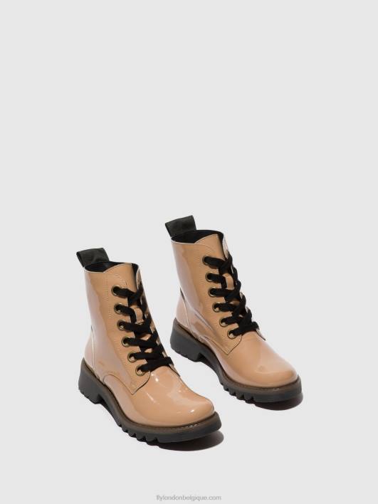 bottines à lacets ragi539 Fly London femmes capuccino (semelle noire) 0FBB95