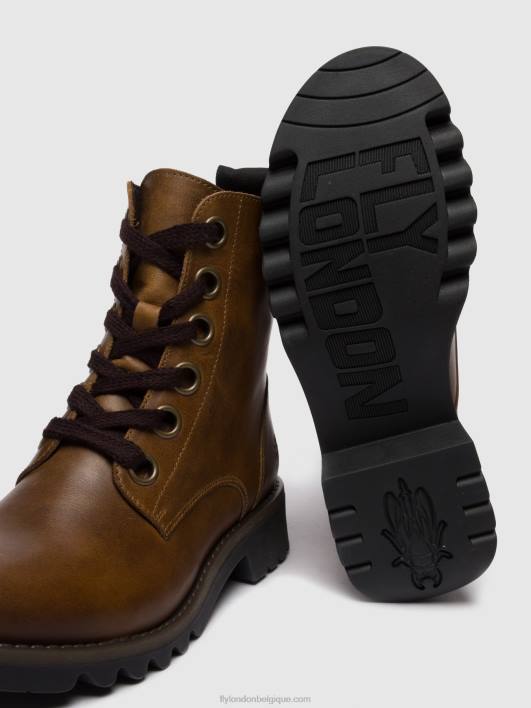 bottines à lacets ragi539 Fly London femmes tapis chameau 0FBB251