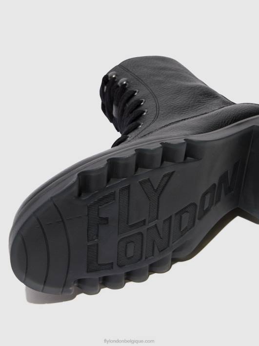 bottines à lacets reid893 Fly London femmes noir 0FBB91