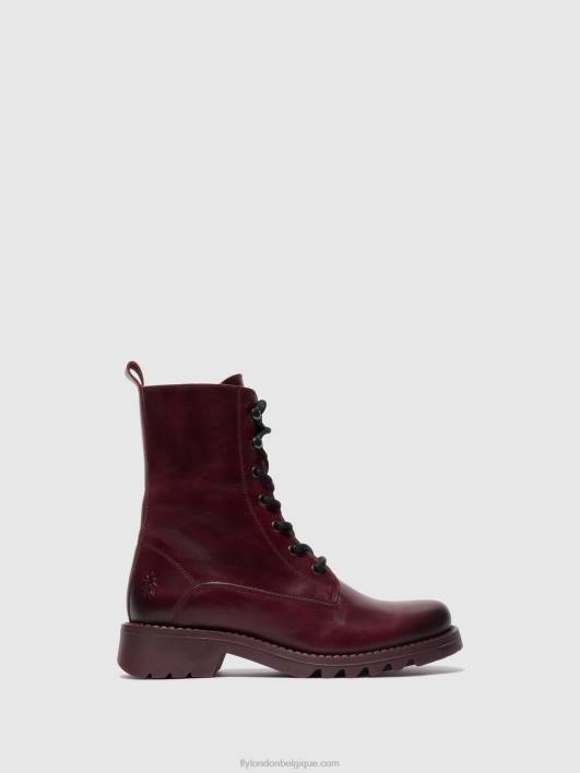 bottines à lacets reid893 Fly London femmes violet (semelle violette) 0FBB93