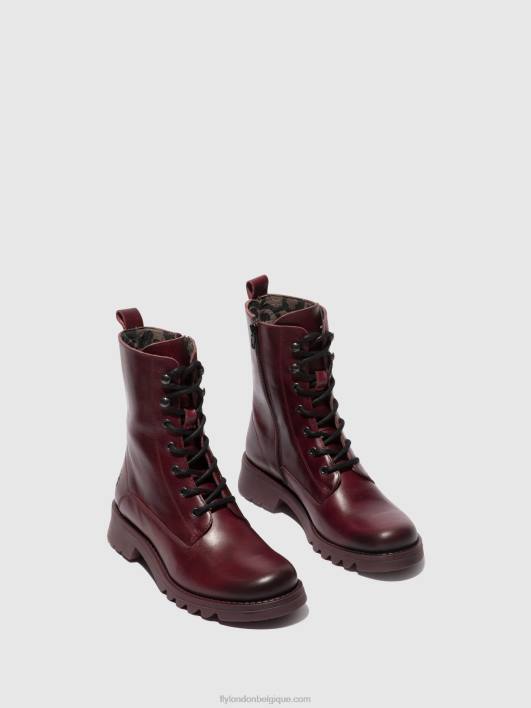 bottines à lacets reid893 Fly London femmes violet (semelle violette) 0FBB93